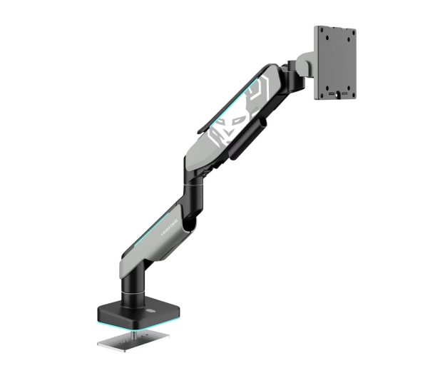 Diablo Chairs X-ARM LED RGB szaro-czarny - 1364742 - zdjęcie 2